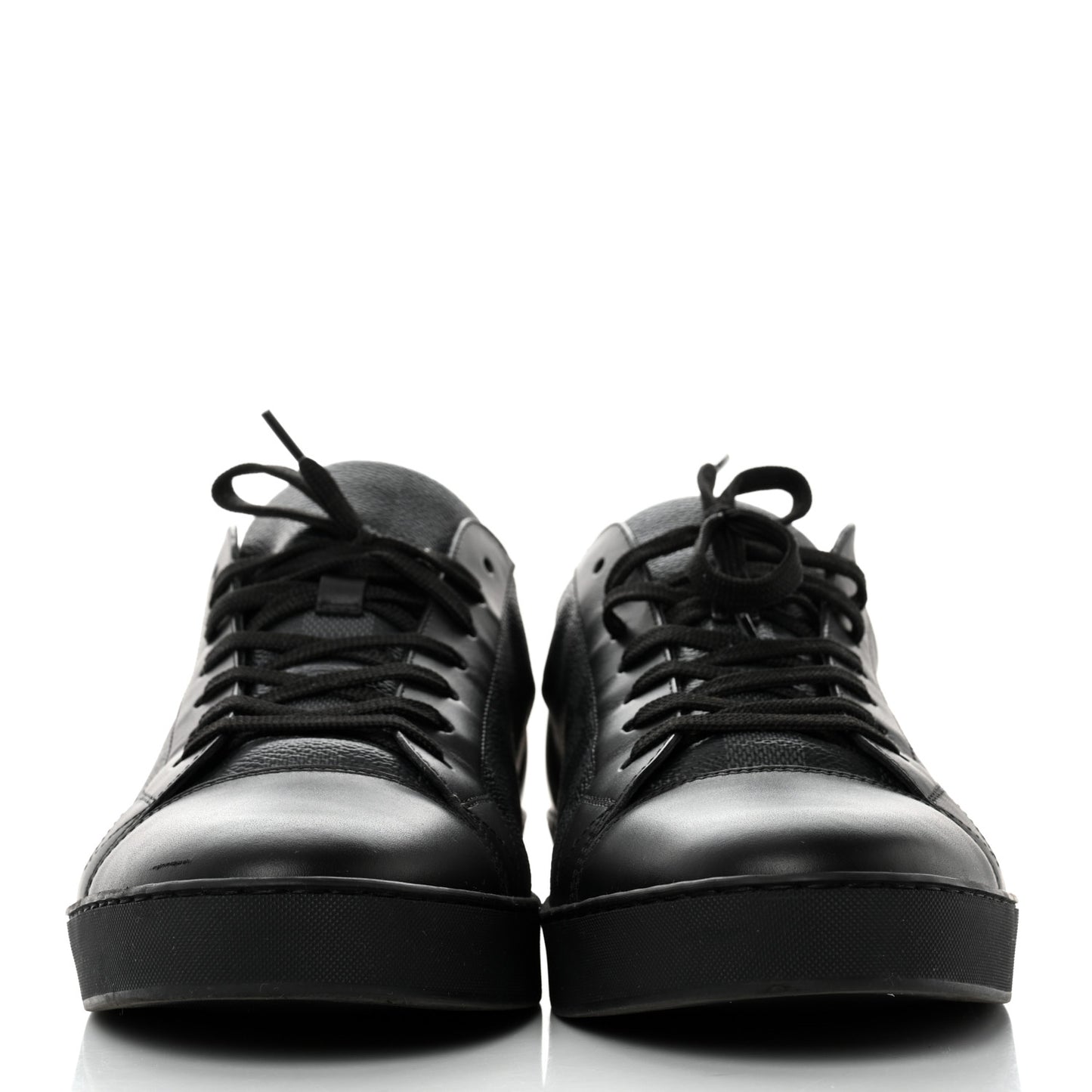 Calfskin Damier Graphite Match Up Sneakers 10