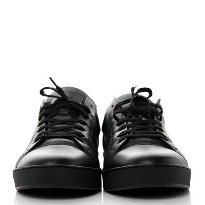 Louis Vuitton Calfskin Damier Graphite Match Up Sneakers 10 2 of 9