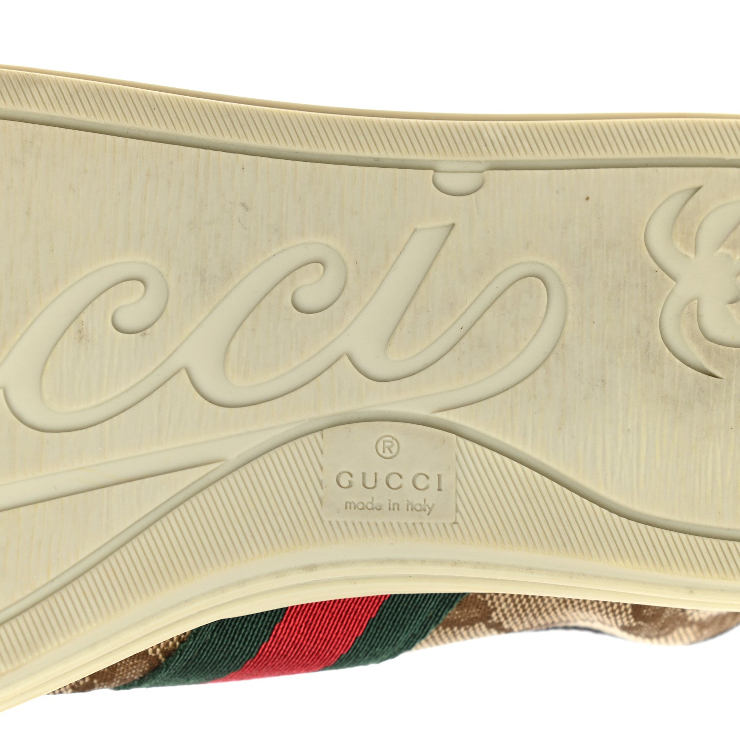 Gucci GG Monogram Web Womens Sneakers 36 Brown 6 of 9