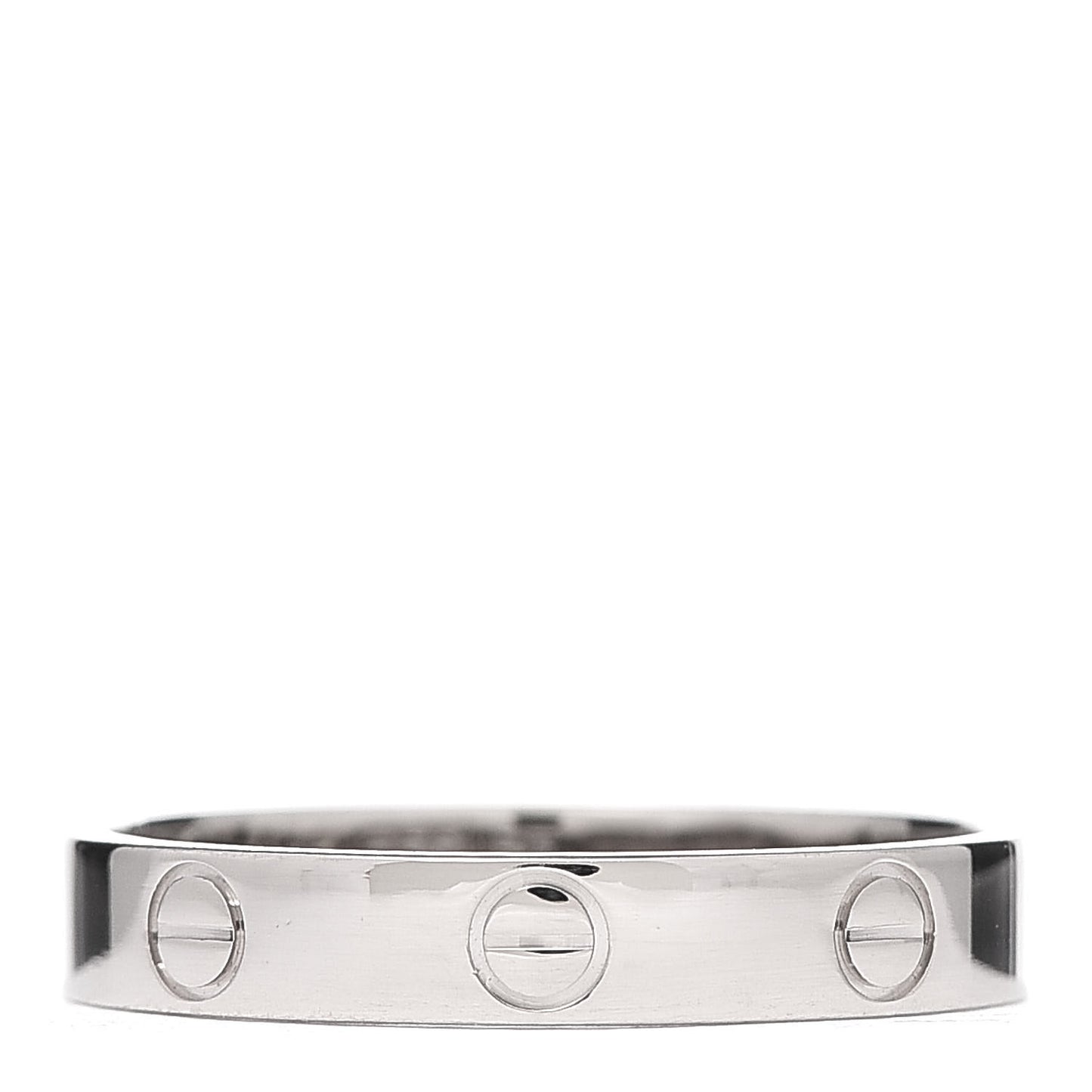 18K White Gold 3.5mm LOVE Wedding Band Ring 57 8