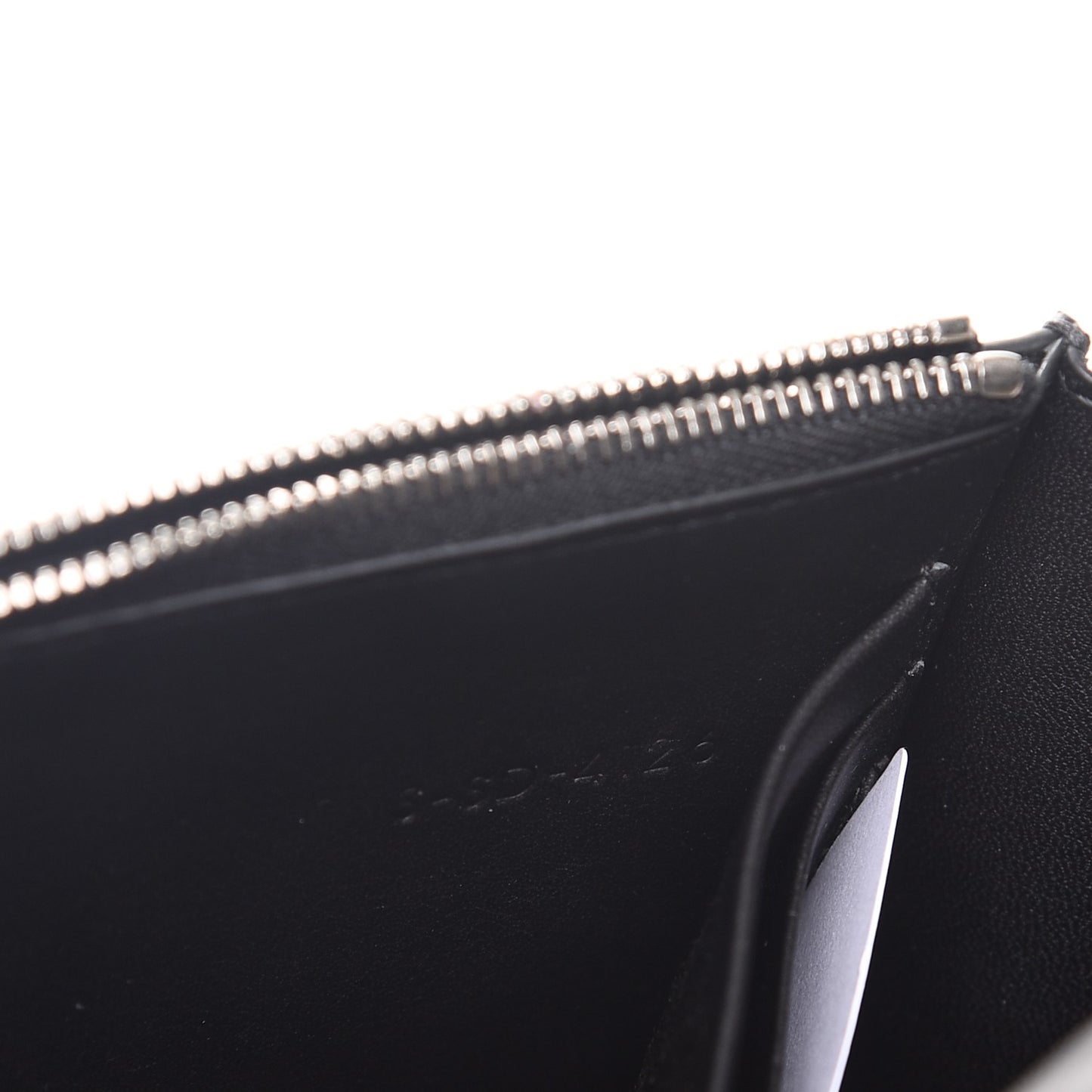 Smooth Lambskin Frame Evening Chain Clutch Black White