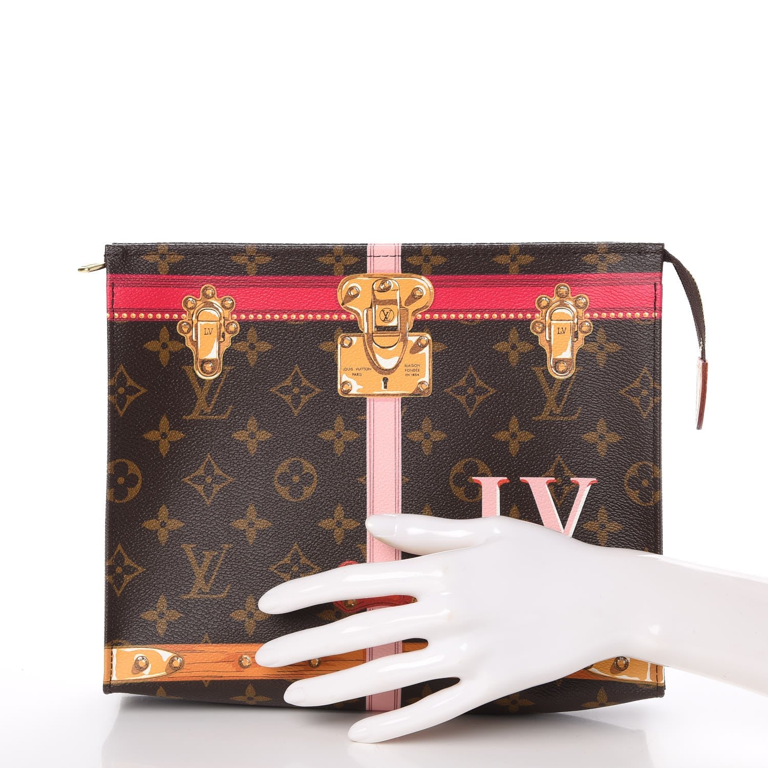 Louis Vuitton Monogram Summer Trunks Toiletry Pouch 26 2 of 8