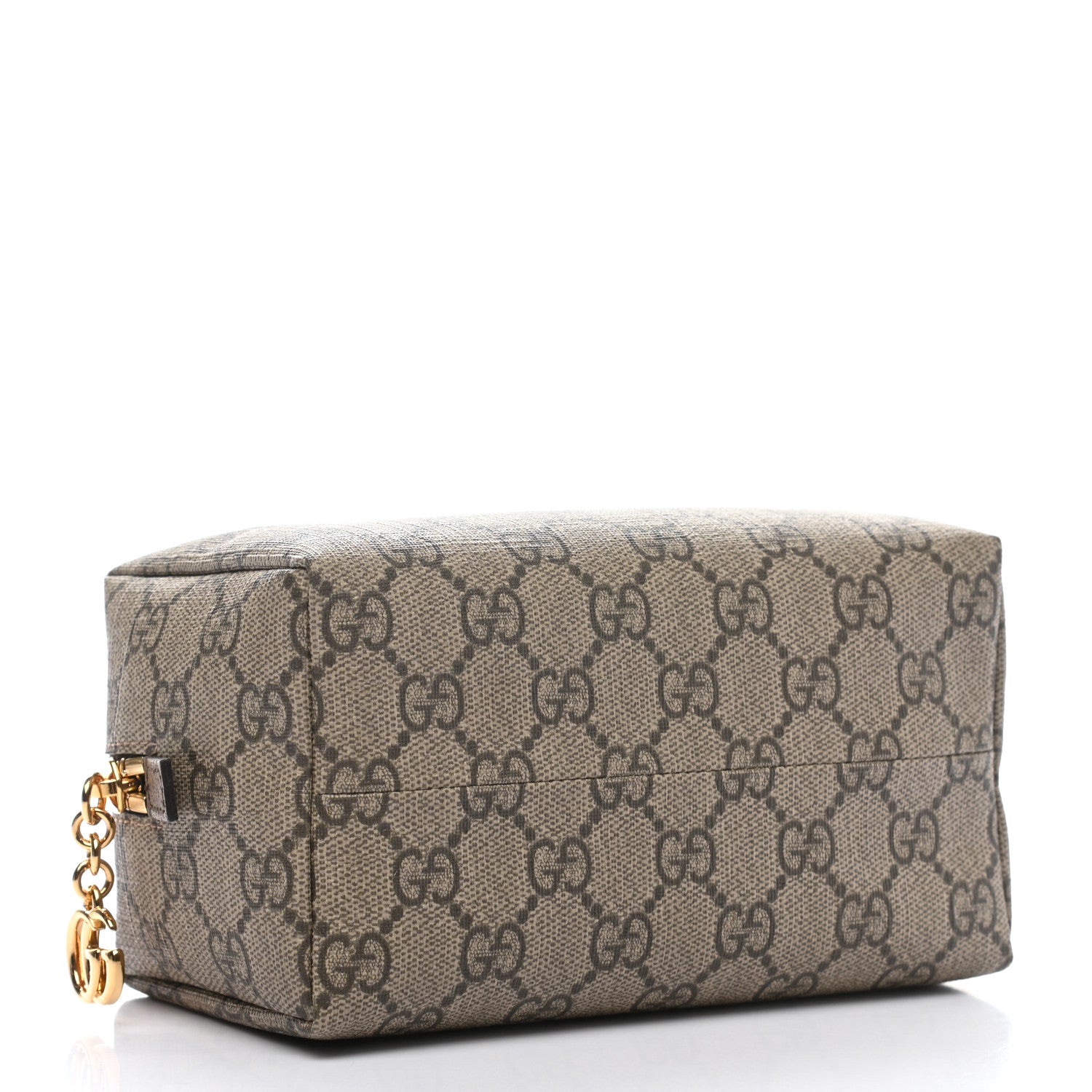 Gucci Soft GG Supreme Monogram Calfskin Medium Ophidia Cosmetic Case Beige Ebony New Acero 4 of 8