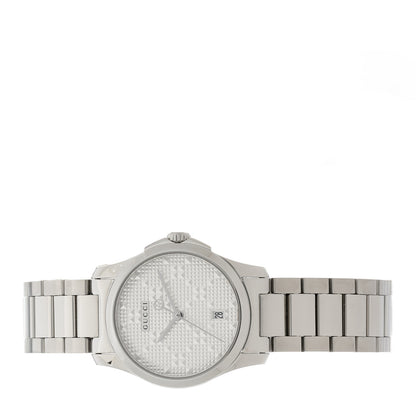 Gucci Stainless Steel 27mm G-Timeless Diamante Quartz Watch 2 of 5