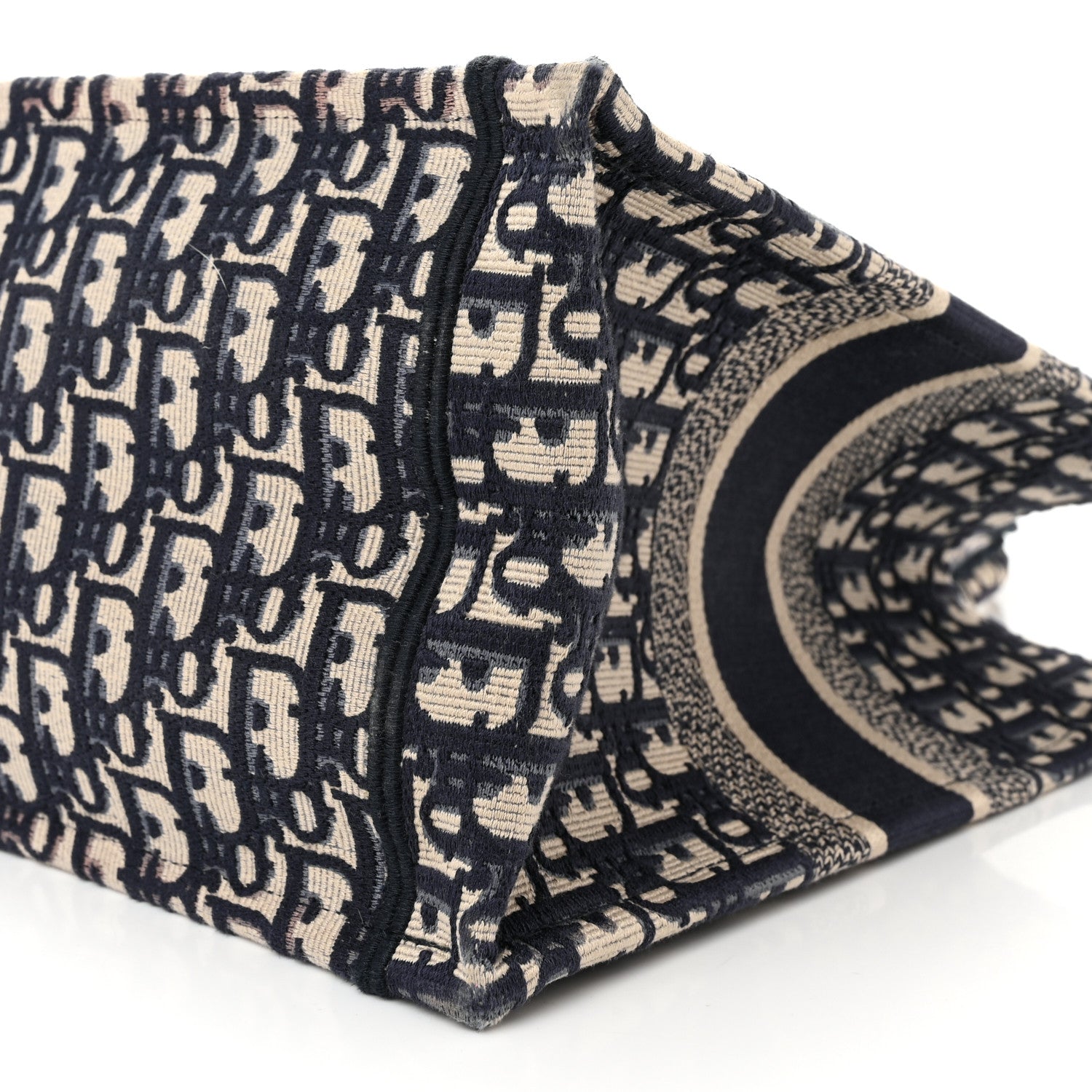 Christian Dior Oblique Medium Book Tote Blue Multicolor 10 of 11