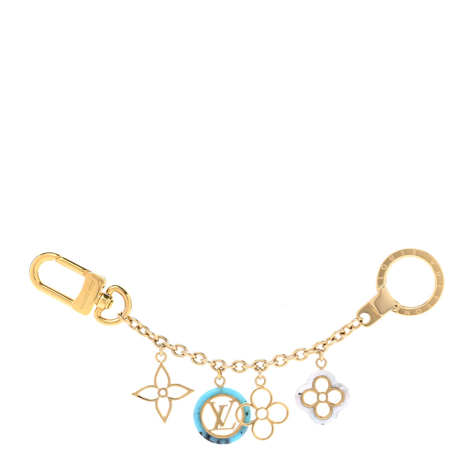 Louis Vuitton Colorline Bag Charm Chain Blue 1 of 5
