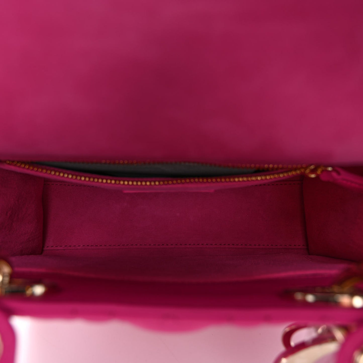 Lambskin Cannage Small My ABCDior Lady Dior Magenta