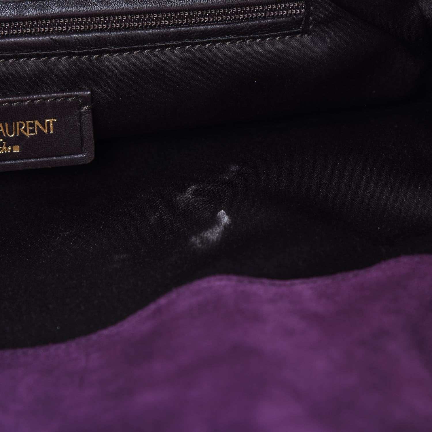 Saint Laurent Patent Calfskin Large Downtown Violet 7 of 10