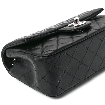 Chanel Lambskin Quilted Mini Rectangular Flap Black 11 of 12