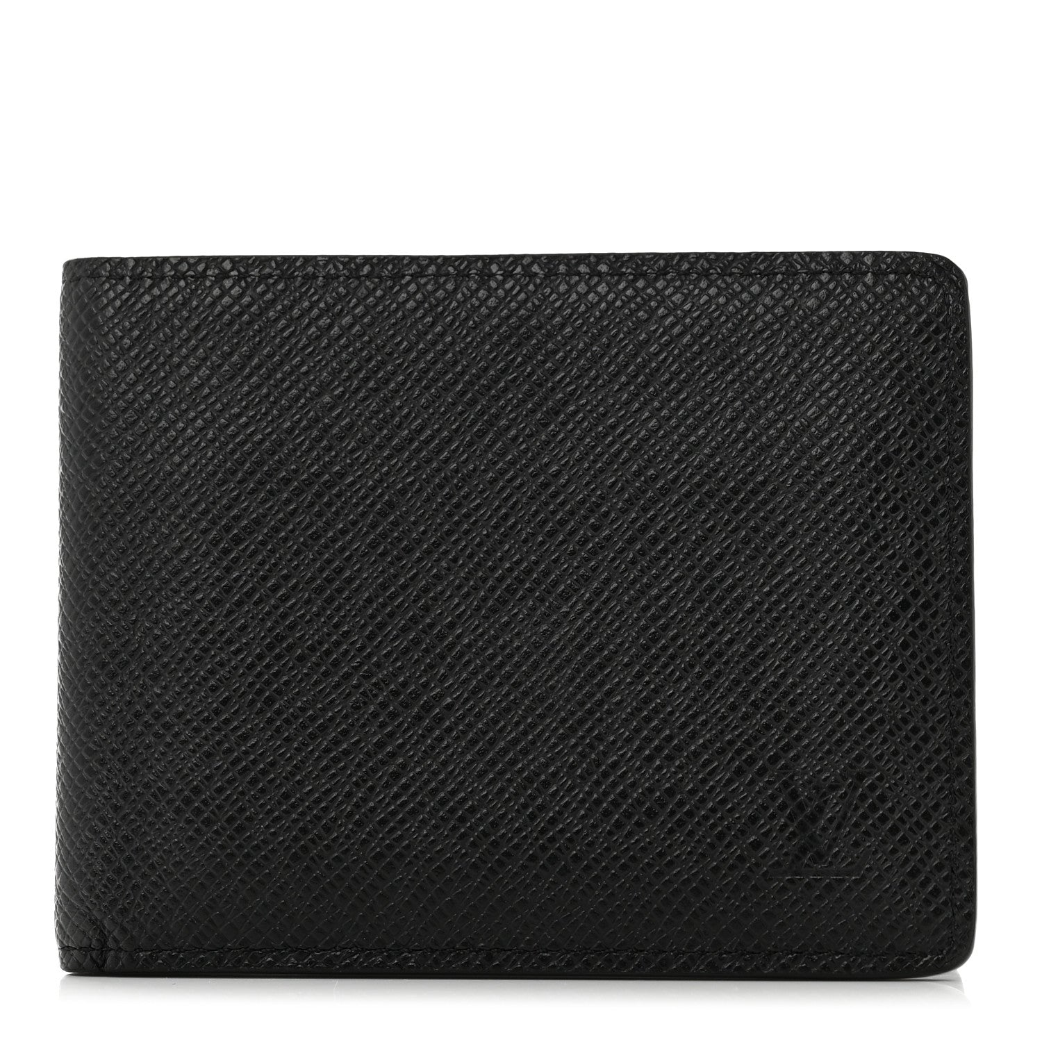 Louis Vuitton Taiga Slender Wallet Black 1 of 6