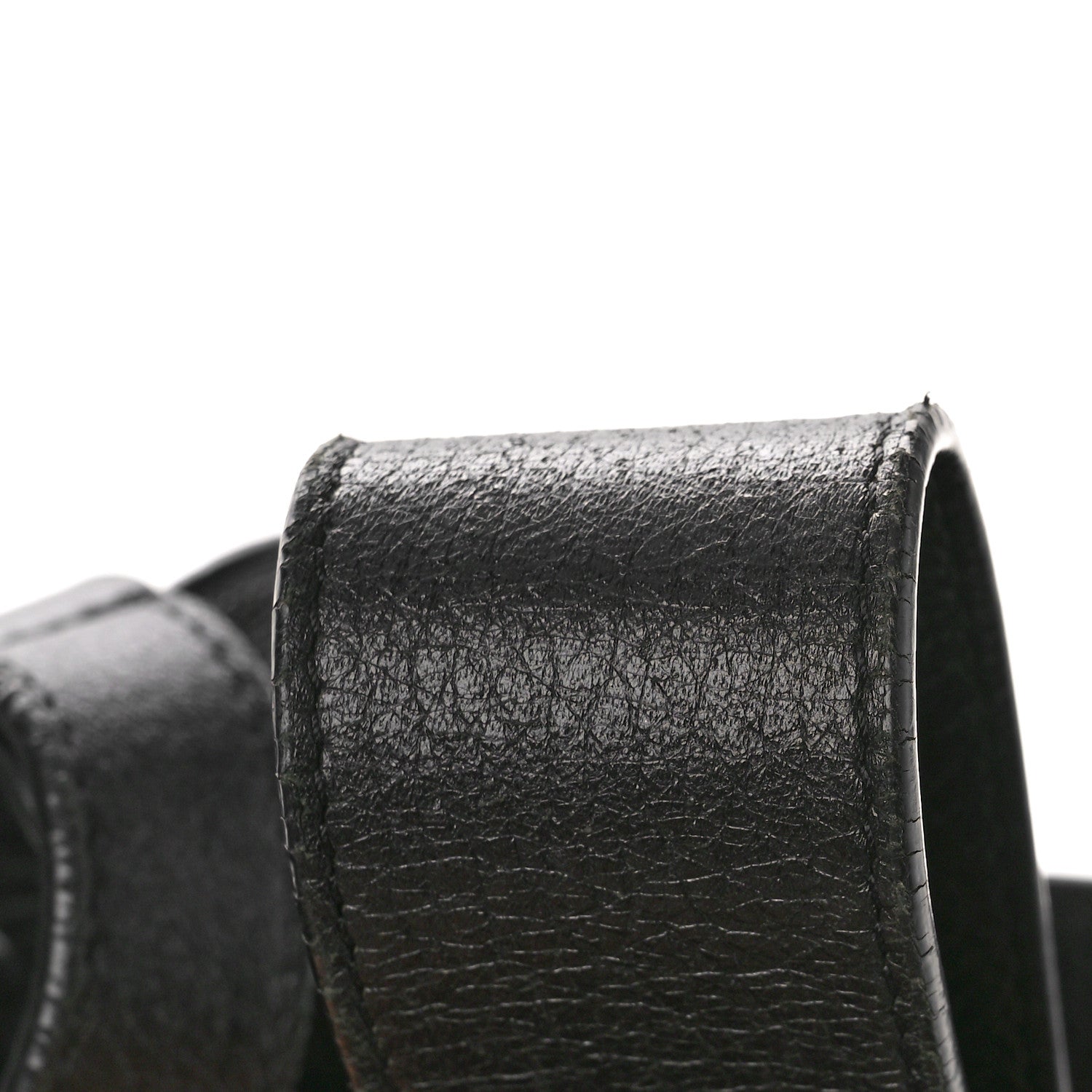 The Row Grained Calfskin Drawstring Bucket Bag Black 15 of 16