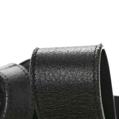 The Row Grained Calfskin Drawstring Bucket Bag Black 15 of 16