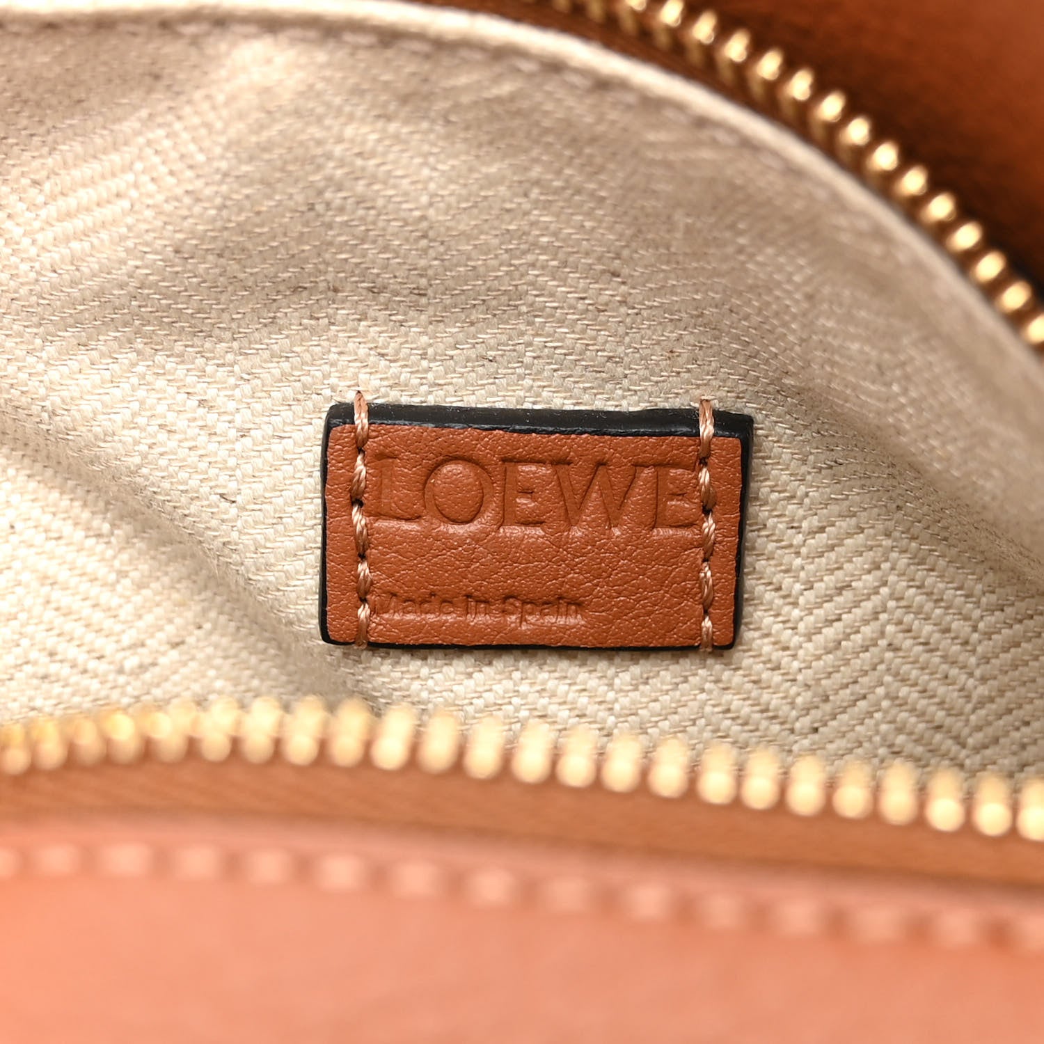 Loewe Calfskin Mini Puzzle Bag Tan Medium Pink 6 of 11