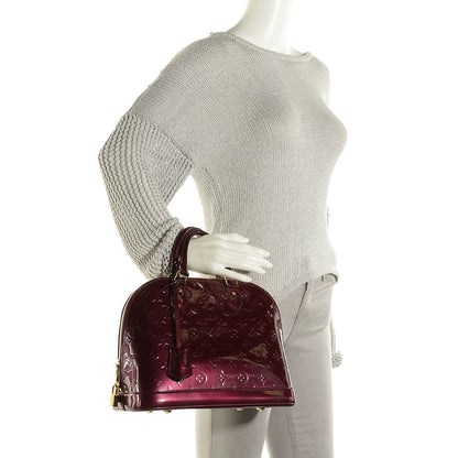 Louis Vuitton Vernis Alma PM Rouge Fauviste 2 of 7