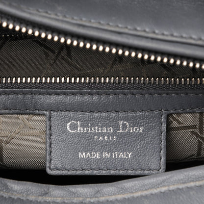 Christian Dior Lambskin Cannage Large Lady Dior Grey 6 of 20