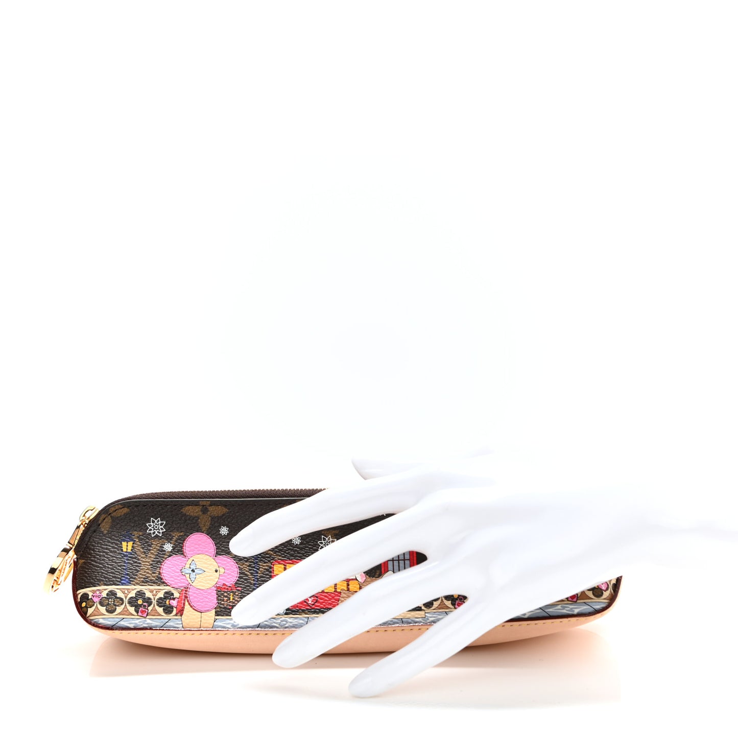 Monogram Monogram 2021 Christmas Animation London Elizabeth Pencil Pouch Coquelicot