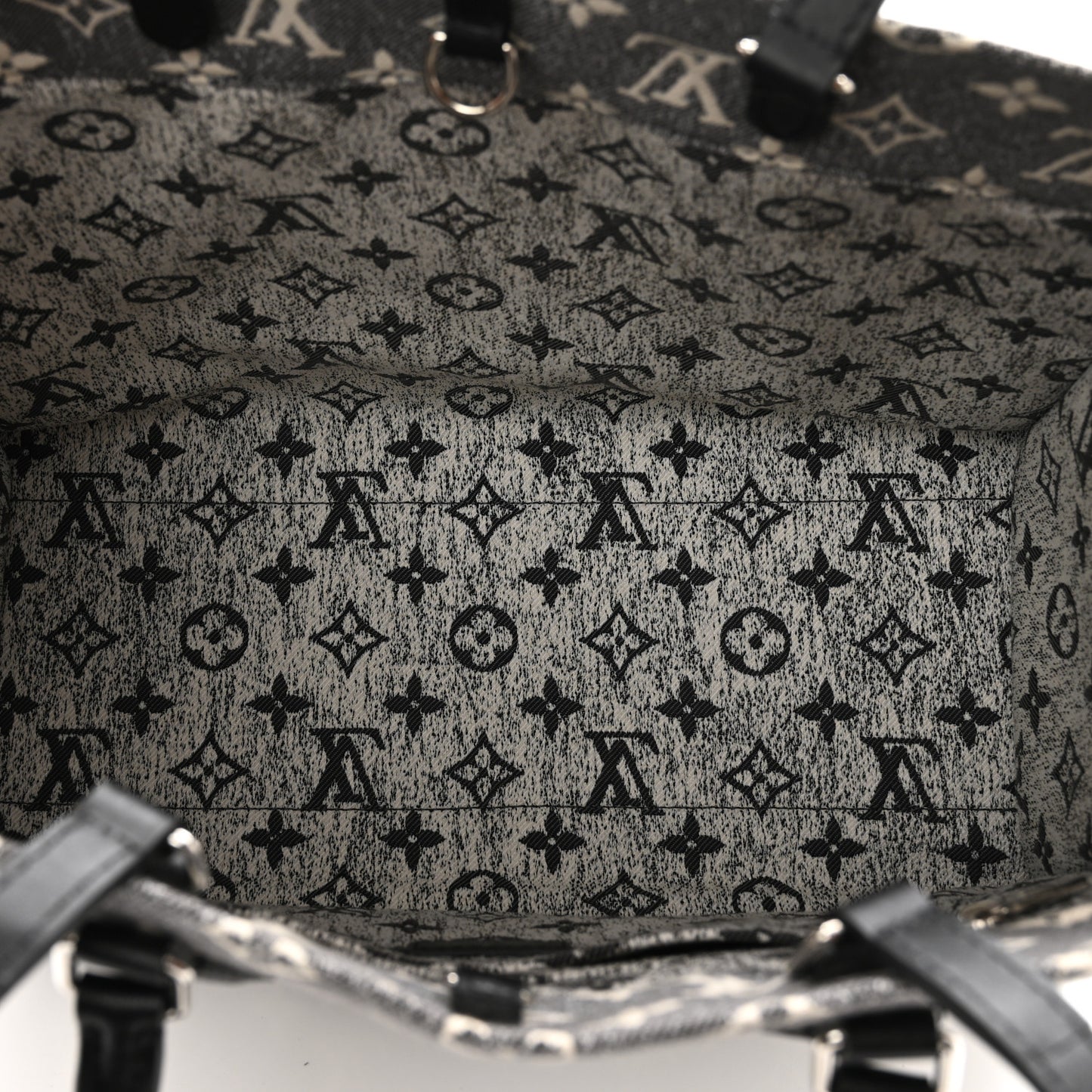 Monogram Jacquard Denim Onthego MM Bleu