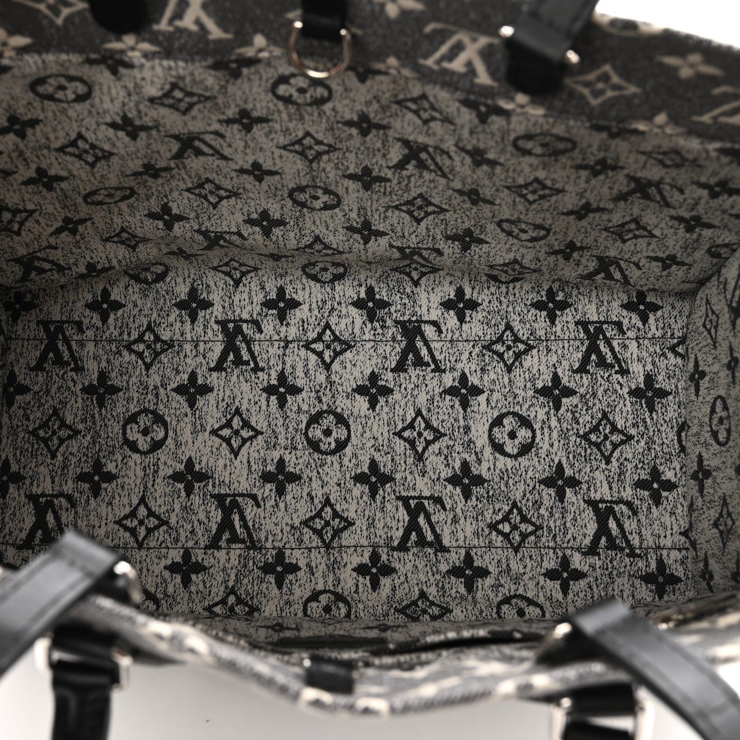 Louis Vuitton Monogram Jacquard Denim Onthego MM Bleu 6 of 10
