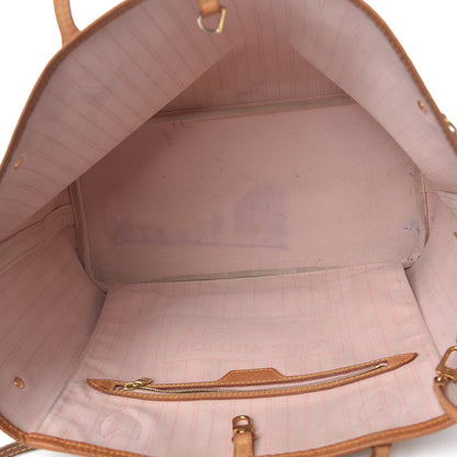 Louis Vuitton Damier Azur Neo Neverfull MM Rose Ballerine 6 of 31