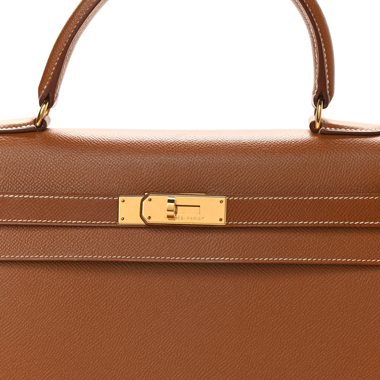 Hermes Courchevel Kelly Sellier 35 Gold 10 of 20