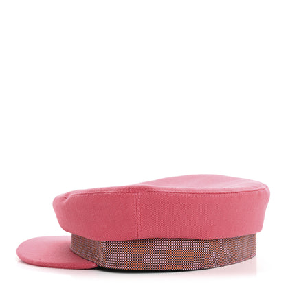 Hermes Toile De Chanvre Cotton Stretch Cavale Pop Cap 57 Rose 4 of 12