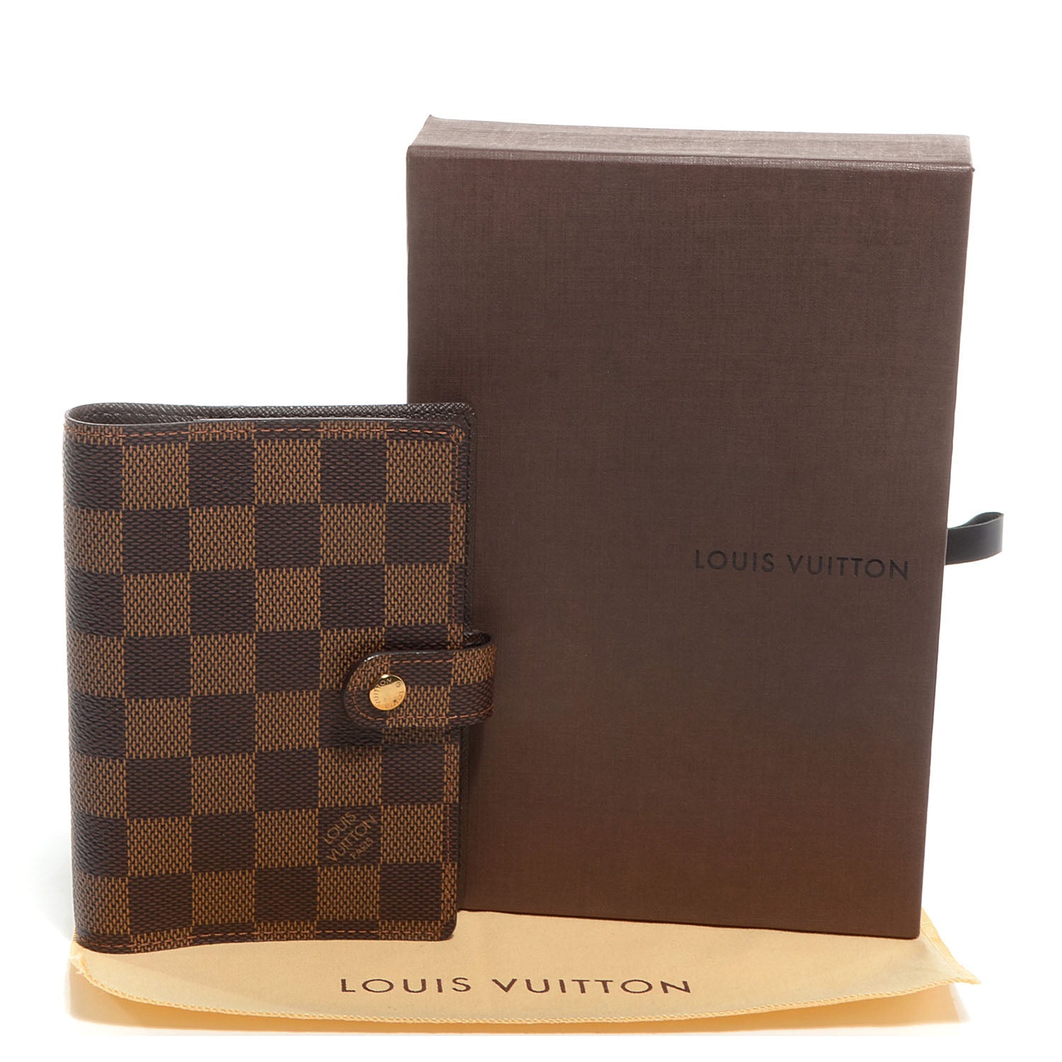 Louis Vuitton Damier Ebene Small Ring Agenda Cover 8 of 8