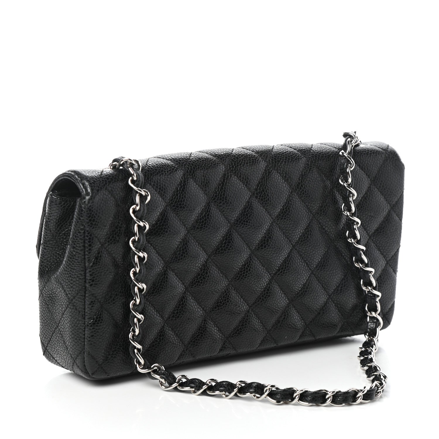 Chanel Caviar Quilted East West Flap Black 3 of 10