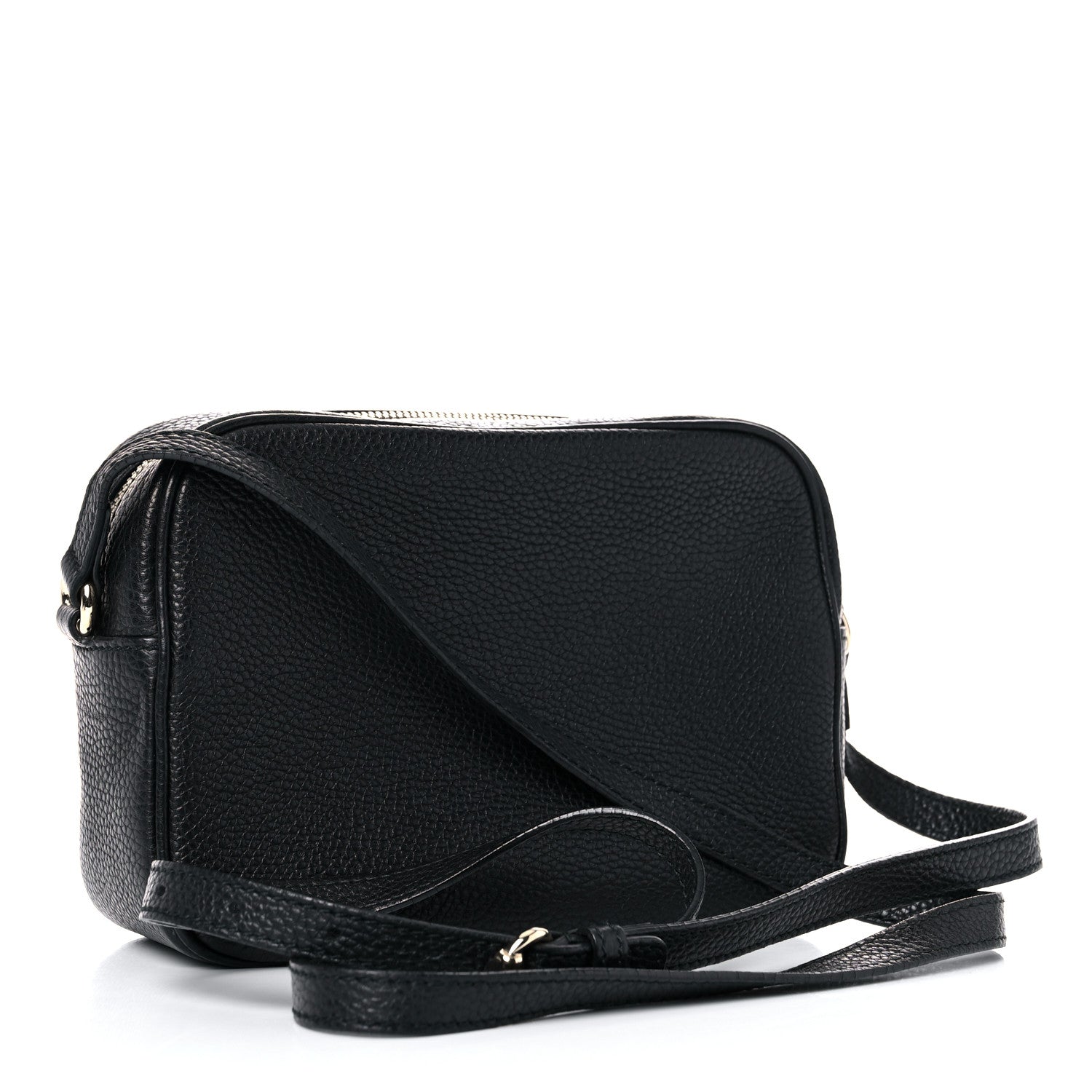 Gucci Pebbled Calfskin Small Soho Disco Bag Black 2 of 16