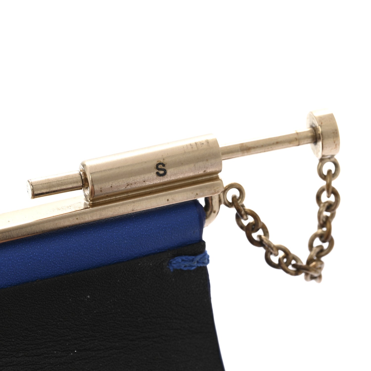 Chanel Calfskin CC Wide Cuff S Blue 5 of 8