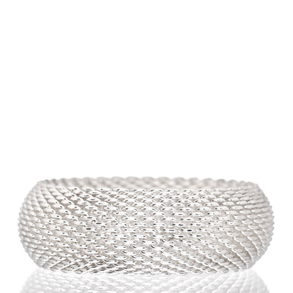 Tiffany Sterling Silver Wide Somerset Mesh Bracelet 3 of 4