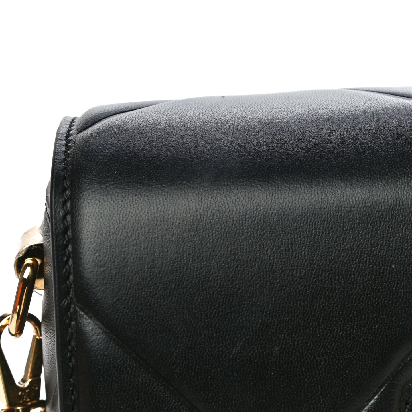 Lambskin Quilted Twist MM Black