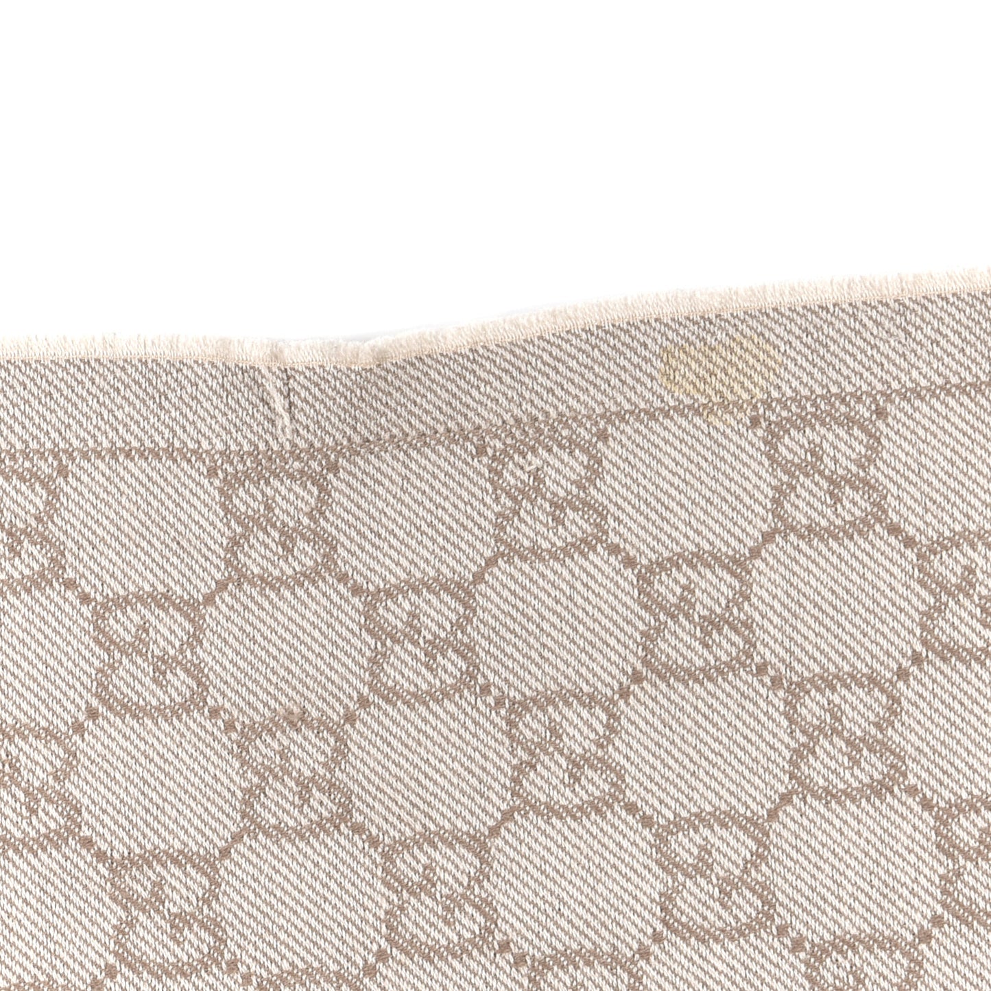 Wool GG Monogram Scarf Brown
