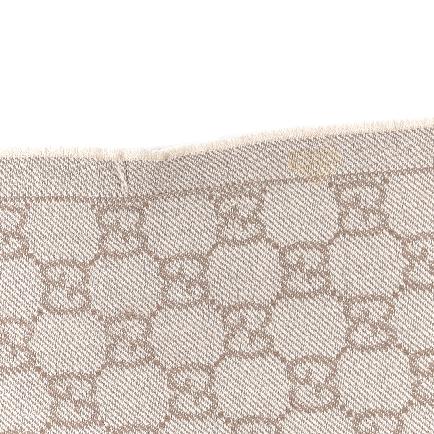 Gucci Wool GG Monogram Scarf Brown 7 of 9