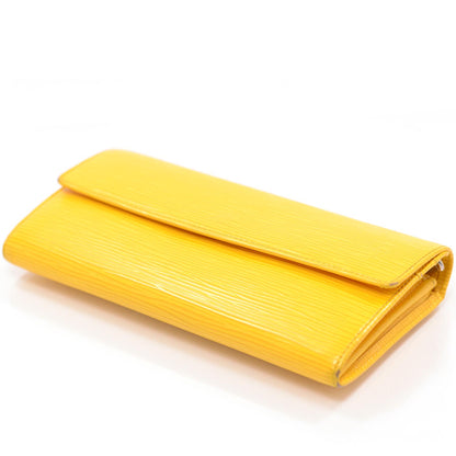 Louis Vuitton Epi Sarah Wallet Yellow 3 of 9