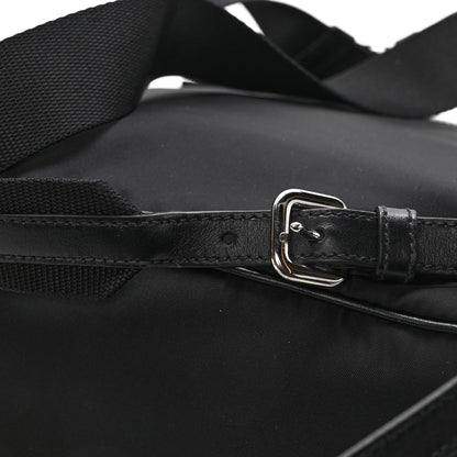 Prada Tessuto Nylon Soft Calfskin Small Backpack Black 12 of 12