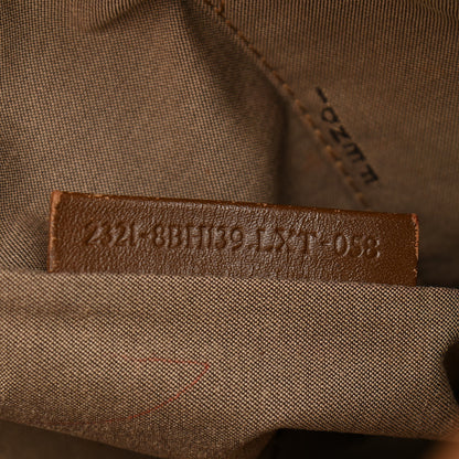 Fendi Zucchino Cuoio Chef Tote Mogano Panna Fango 9 of 13