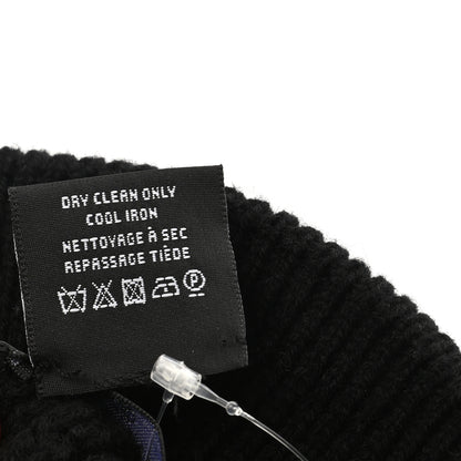 Chanel Cashmere CC Logo Beanie Hat Black 5 of 5