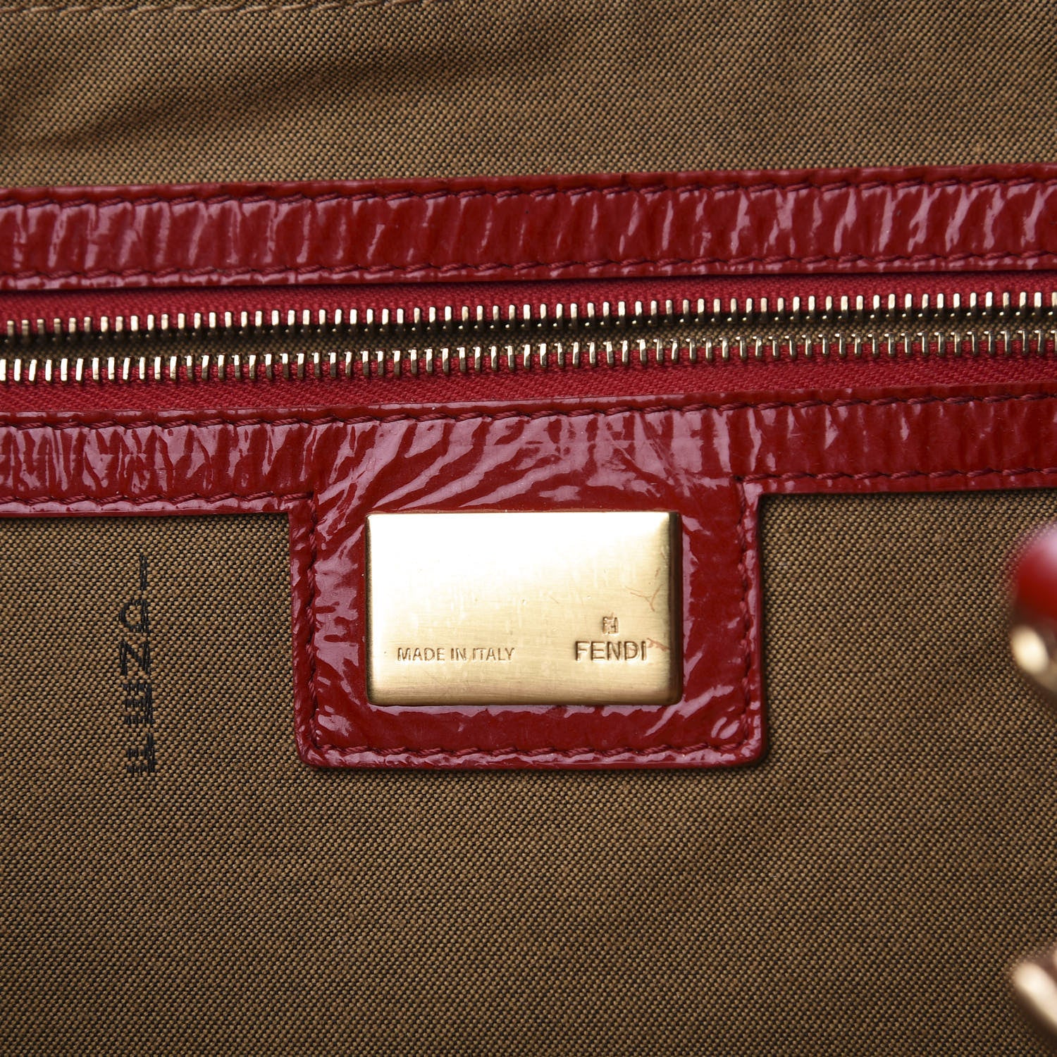 Fendi Vitello Naplak Oversized Bag De Jour Rosso 5 of 10