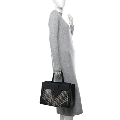 Goyard Goyardine Saigon Tote Black 2 of 12