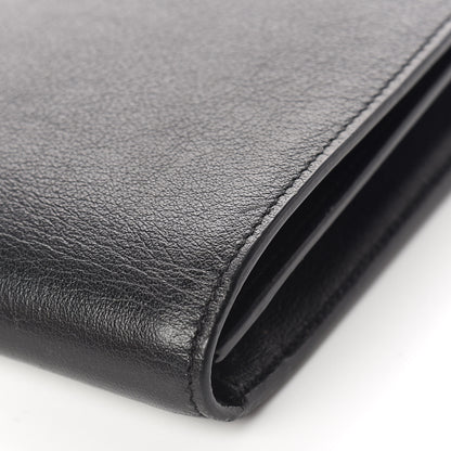 Saint Laurent Calfskin Monogram Large Belle De Jour Clutch Black 19 of 21