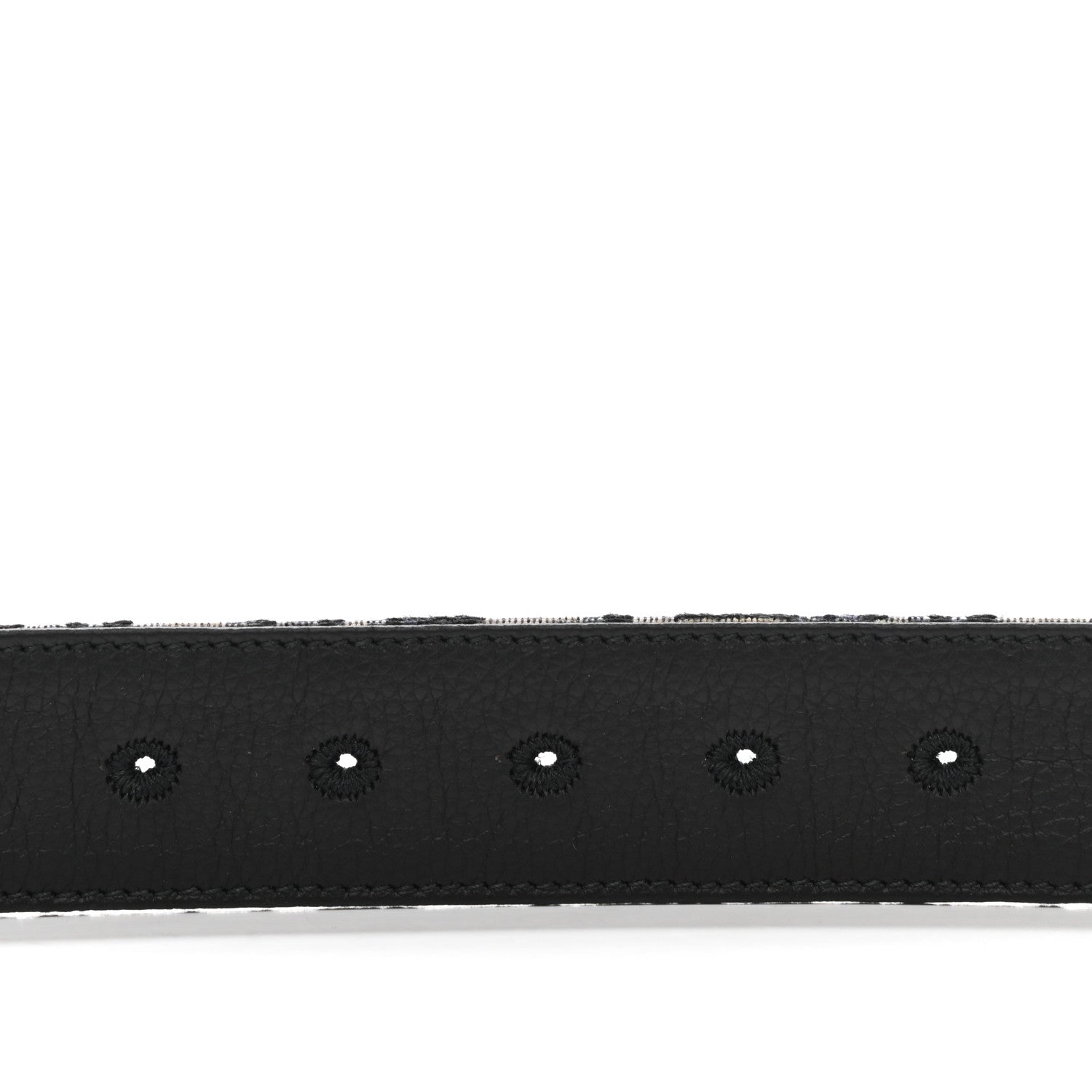 Christian Dior Oblique 35mm Belt 95 Blue Multi 4 of 6