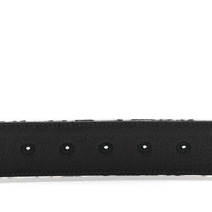 Christian Dior Oblique 35mm Belt 95 Blue Multi 4 of 6