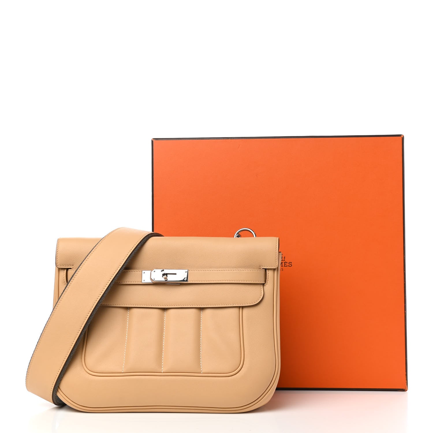 Hermes Veau Swift Sac Berline 28 Sable 11 of 11