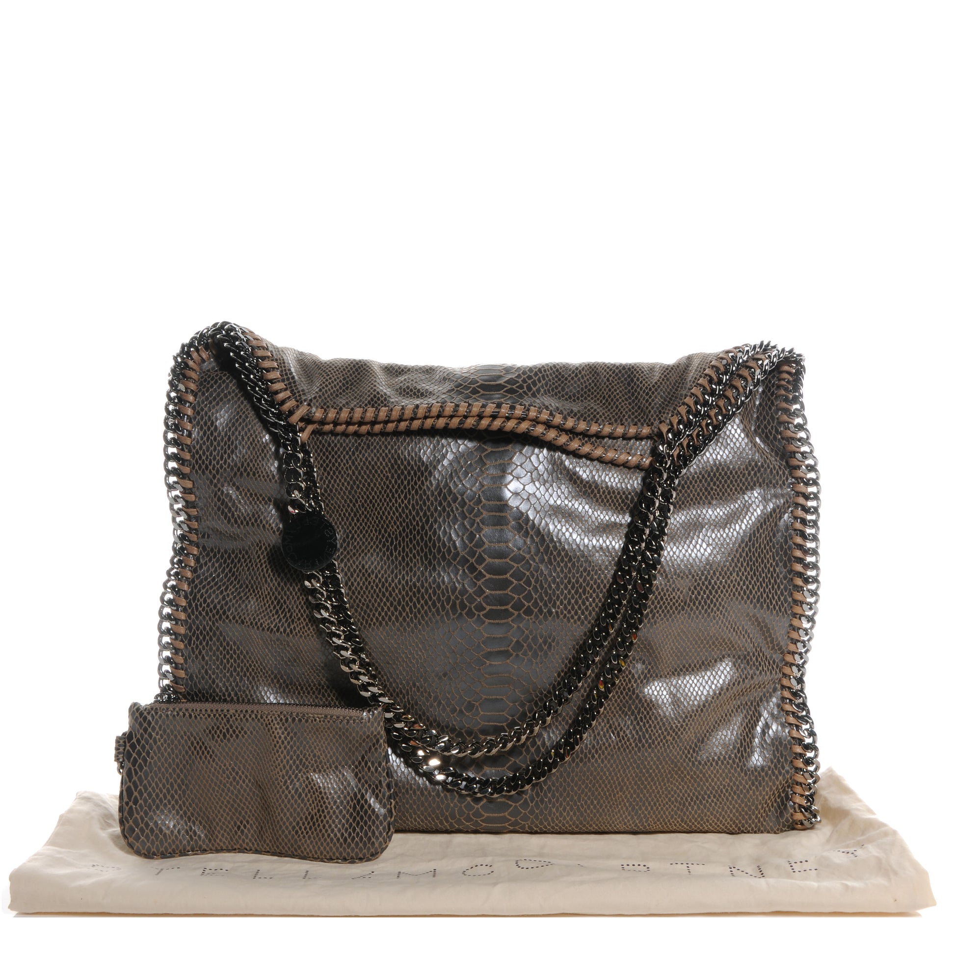 Stella McCartney Faux Python Large Falabella Tote 3 of 7