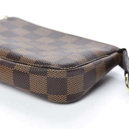 Louis Vuitton Damier Ebene Mini Pochette Accessories 9 of 10