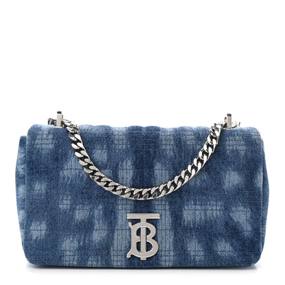Burberry Denim Quilted Small Lola Bag Blue 1 of 9
