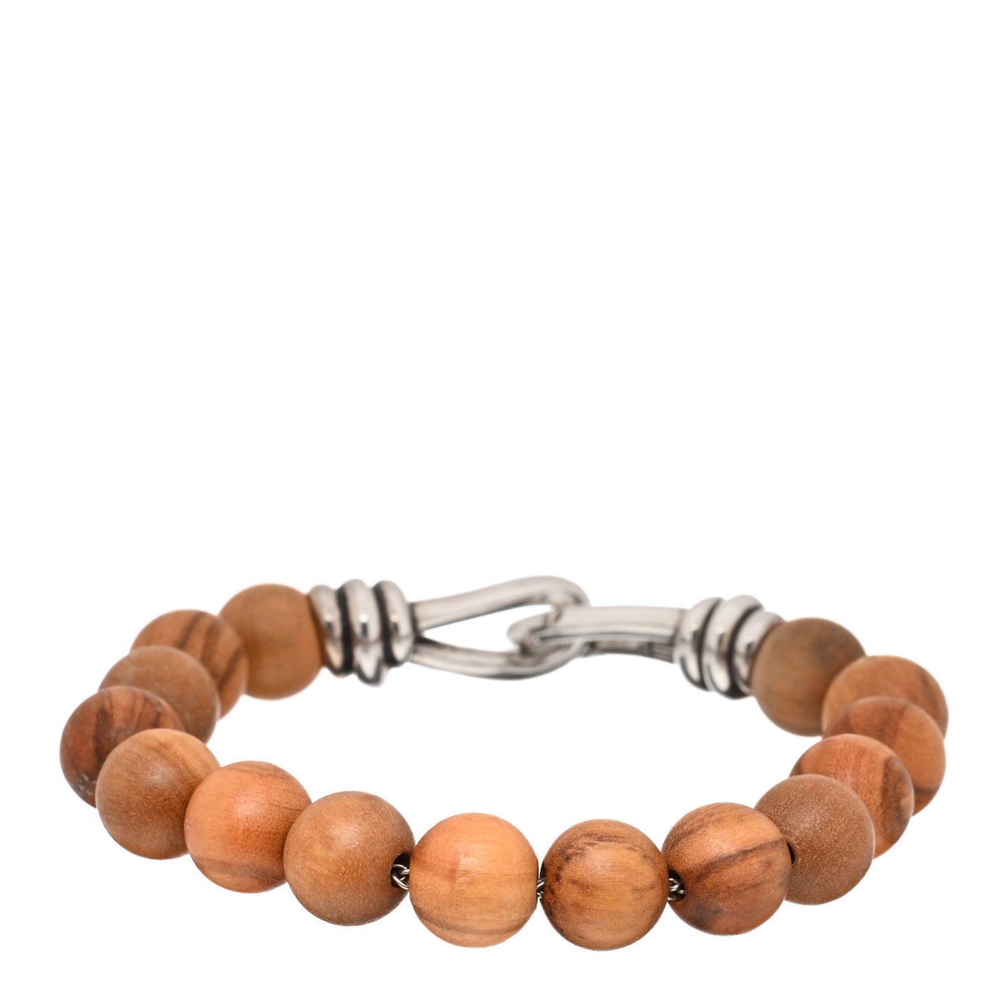 Sterling Silver Wood Paloma Picasso Knot Bead Bracelet