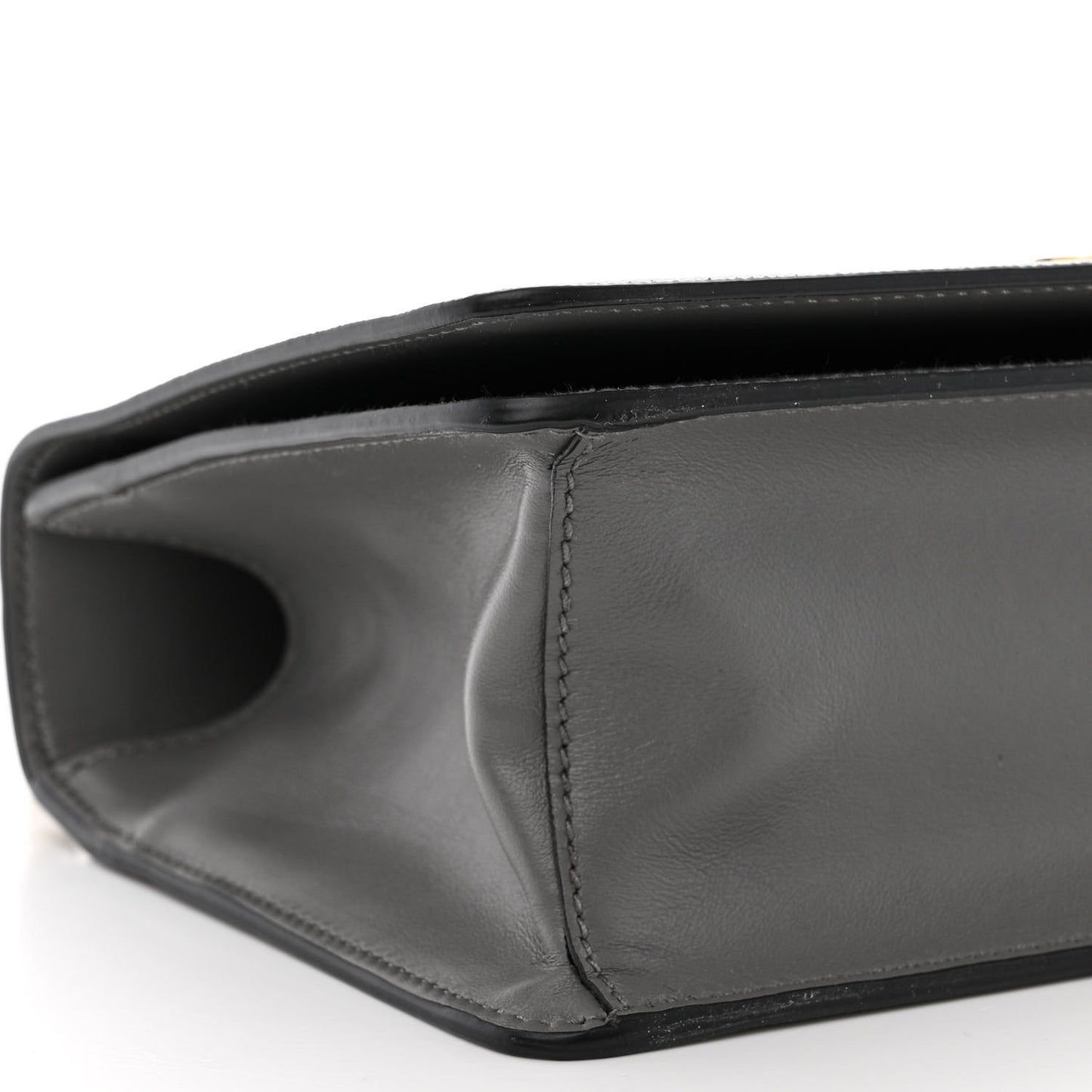 Saffiano Chain Shoulder Bag Marmo