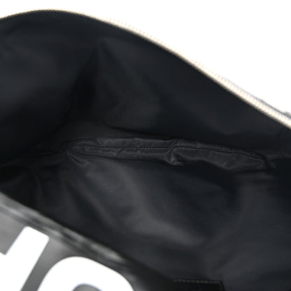 Burberry Coated Canvas Horseferry Print Extra Large Bum Bag Black 5 of 10