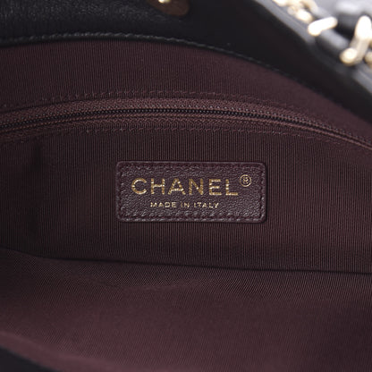 Chanel Lambskin Large Shopping Chain Tote Black 6 of 10